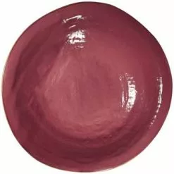 Piatto Fondo Rosso Porcellana Collezione Mediterraneo