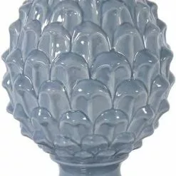 Pigna Decorativa Porcellana Grigia 27h