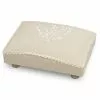 Poggiapiedi Imbottito Beige Con Ricamo Cuore -Vendite Cucina e tavola poggiapiedi imbottito tessuto ecru ricamo cuore thumbnail 500x500 70
