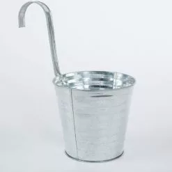 Portavaso Latta Zincata Con Gancio Cm16