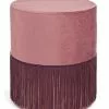 Pouf Cilindro Velluto Rosa Antico Con Frange 38x43h -Vendite Cucina e tavola pouf velluto rosa antico frange 38x43h thumbnail 500x500 70