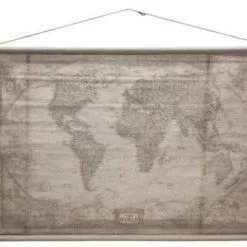 Quadro Arazzo Mappa Continenti