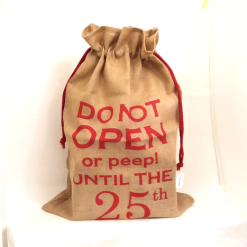 Sacco Iuta Scritta "do Not Open" Grande 49x68h