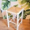 Sgabello Legno Bianco Seduta Impagliata 73h -Vendite Cucina e tavola sgabello legno bianco seduta paglia 73h thumbnail 500x500 70