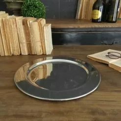 Sottopiatto Acciaio Pastigliato Cm33