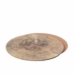 Sottopiatto Effetto Legno Cm38