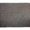 Tappeto Arredo Iuta E Cotone Nero 160x240