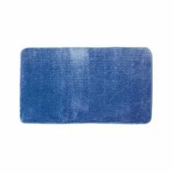 Tappeto Bagno Microfibra Living Azzurro 70x130