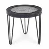 Tavolino Metallo Nero Tondo Con Orologio Da Salotto -Vendite Cucina e tavola tavolino metallo nero tondo con orologio thumbnail 500x500 70