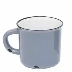 Tazzina Caffè Smaltata Grigia