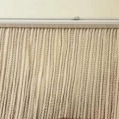 Tenda Da Porta Corda Spessa Beige 130X245H