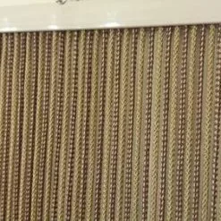 Tenda Da Porta Cordone Grosso Marrone 100x220