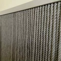 Tenda Da Porta Corda Cotone Grigio 100x220