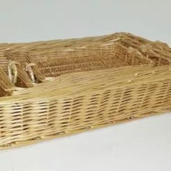 Vaschetta Vassoio Vimini Naturale