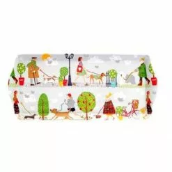 Vassoio Cani A Passeggio Ulster Weavers 39x17,5