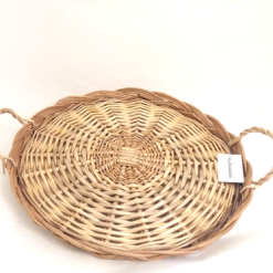Vassoio Tondo Vimini Con Manici 25cm