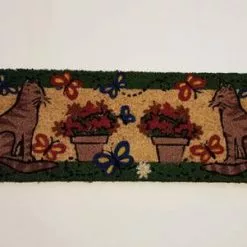 Zerbino Cocco Scalino Gatto Colorato 24x70